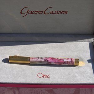 OMAS CASANOVA SOLID 18KT GOLD LE 23/73 F. PEN HUGE